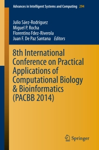 Immagine di copertina: 8th International Conference on Practical Applications of Computational Biology & Bioinformatics (PACBB 2014) 9783319075808