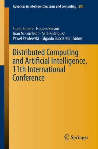 Imagen de portada: Distributed Computing and Artificial Intelligence, 11th International Conference 9783319075921
