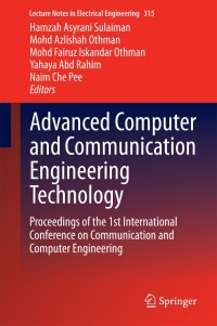 Cover image: Advanced Computer and Communication Engineering Technology 9783319076737