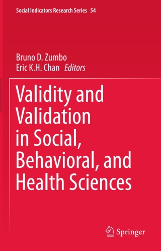 Imagen de portada: Validity and Validation in Social, Behavioral, and Health Sciences 9783319077932