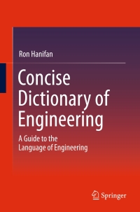Cover image: Concise Dictionary of Engineering 9783319078380