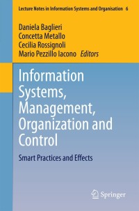 Cover image: Information Systems, Management, Organization and Control 9783319079042