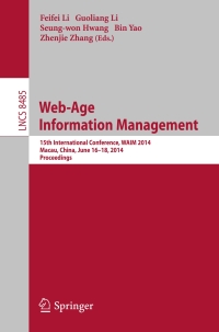 Cover image: Web-Age Information Management 9783319080093