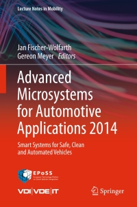 Omslagafbeelding: Advanced Microsystems for Automotive Applications 2014 9783319080864