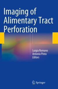 Titelbild: Imaging of Alimentary Tract Perforation 9783319081915