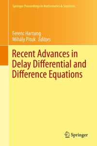 Imagen de portada: Recent Advances in Delay Differential and Difference Equations 9783319082509