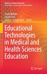 Cover image: Educational Technologies in Medical and Health Sciences Education 9783319082745