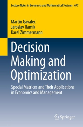صورة الغلاف: Decision Making and Optimization 9783319083223