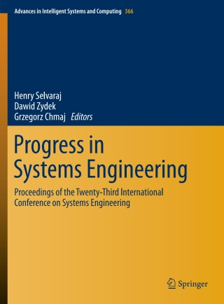Cover image: Progress in Systems Engineering 9783319084213