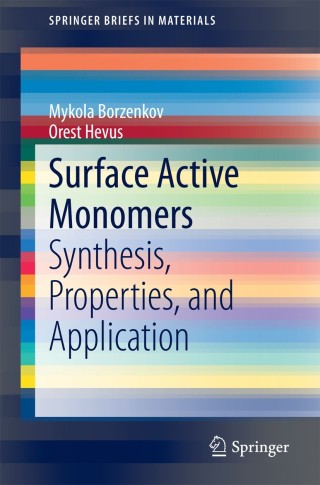 Imagen de portada: Surface Active Monomers 9783319084459