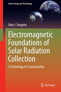 Imagen de portada: Electromagnetic Foundations of Solar Radiation Collection 9783319085111