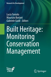 Cover image: Built Heritage: Monitoring Conservation Management 9783319085326