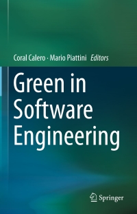 Cover image: Green in Software Engineering 9783319085807