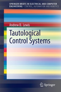 Cover image: Tautological Control Systems 9783319086378