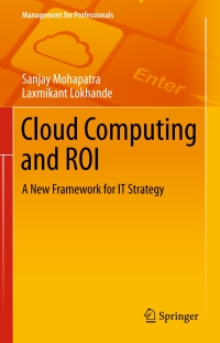 Cover image: Cloud Computing and ROI 9783319086620