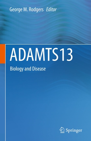 Cover image: ADAMTS13 9783319087160