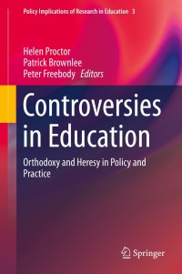 Cover image: Controversies in Education 9783319087580