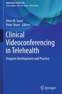 Imagen de portada: Clinical Videoconferencing in Telehealth 9783319087641
