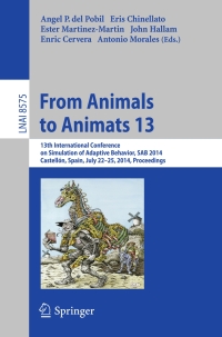 Omslagafbeelding: From Animals to Animats 13 9783319088631