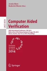 Cover image: Computer Aided Verification 9783319088662