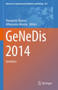 Immagine di copertina: GeNeDis 2014 9783319089386