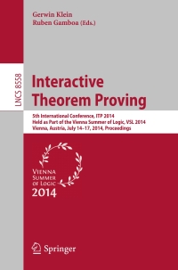 Immagine di copertina: Interactive Theorem Proving 9783319089690