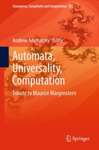 表紙画像: Automata, Universality, Computation 9783319090382