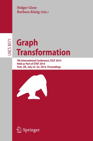 表紙画像: Graph Transformation 9783319091075