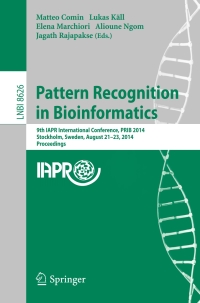 Cover image: Pattern Recognition in Bioinformatics 9783319091914