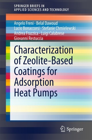 Cover image: Characterization of Zeolite-Based Coatings for Adsorption Heat Pumps 9783319093260
