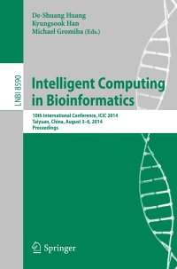 Imagen de portada: Intelligent Computing in Bioinformatics 9783319093291