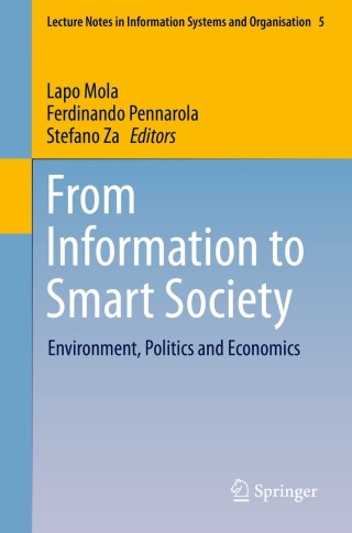 صورة الغلاف: From Information to Smart Society 9783319094496