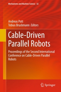 Titelbild: Cable-Driven Parallel Robots 9783319094885