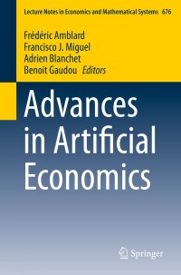 Imagen de portada: Advances in Artificial Economics 9783319095776