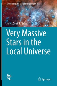 Immagine di copertina: Very Massive Stars in the Local Universe 9783319095950