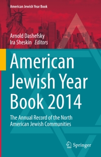 Cover image: American Jewish Year Book 2014 9783319096223