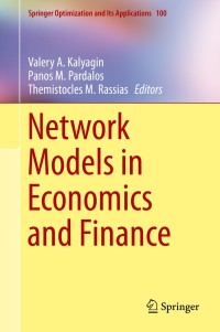 Cover image: Network Models in Economics and Finance 9783319096827