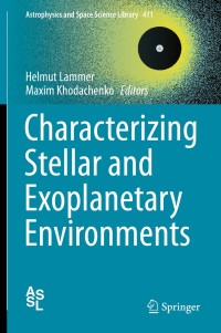 Cover image: Characterizing Stellar and Exoplanetary Environments 9783319097480