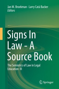 صورة الغلاف: Signs In Law - A Source Book 9783319098364