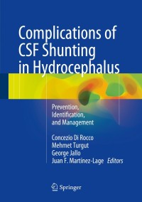 Cover image: Complications of CSF Shunting in Hydrocephalus 9783319099606