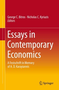 Cover image: Essays in Contemporary Economics 9783319100425