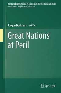 Imagen de portada: Great Nations at Peril 9783319100548