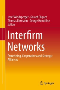 Cover image: Interfirm Networks 9783319101835