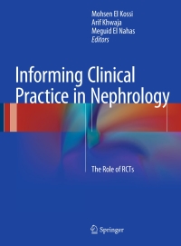 Imagen de portada: Informing Clinical Practice in Nephrology 9783319102917