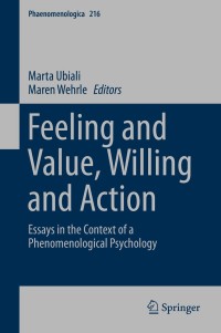 صورة الغلاف: Feeling and Value, Willing and Action 9783319103259