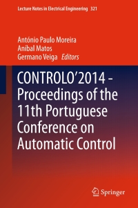 Cover image: CONTROLO’2014 – Proceedings of the 11th Portuguese Conference on Automatic Control 9783319103792