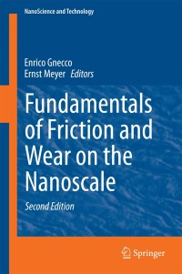 Cover image: Fundamentals of Friction and Wear on the Nanoscale 2nd edition 9783319105598