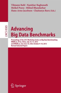 Cover image: Advancing Big Data Benchmarks 9783319105956