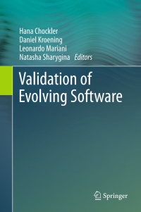 Titelbild: Validation of Evolving Software 9783319106229