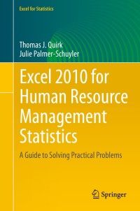 表紙画像: Excel 2010 for Human Resource Management Statistics 9783319106496